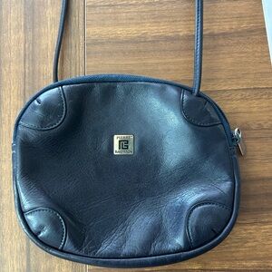 Vintage Navy Blue Pierre Balmain Crossbody Purse